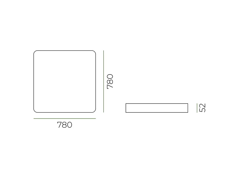 BASIC ABSORBER SQUARE
