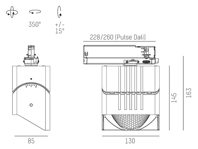 ARTIS 1 MATRIX FLOOR TRACK