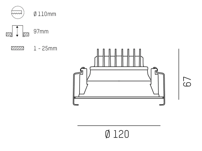 COZY DOWNLIGHT R