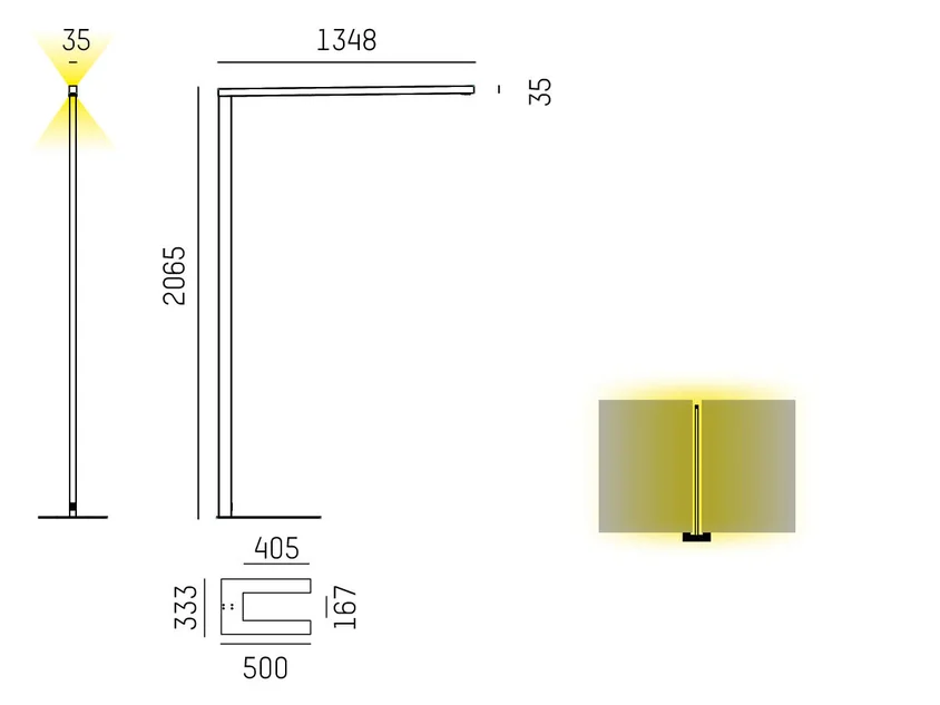 LENS SHORT DOUBLE F