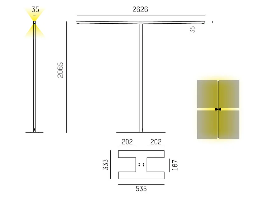 LENS SHORT QUAD F