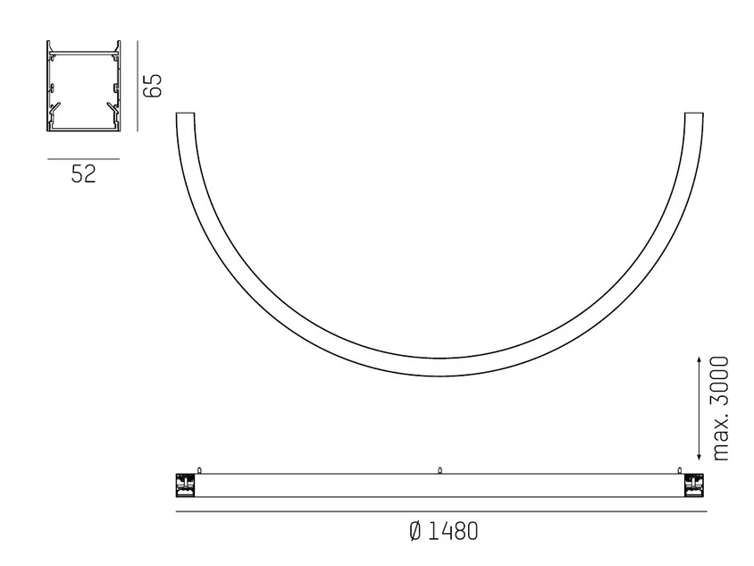 LOG 50 RING 180° PD