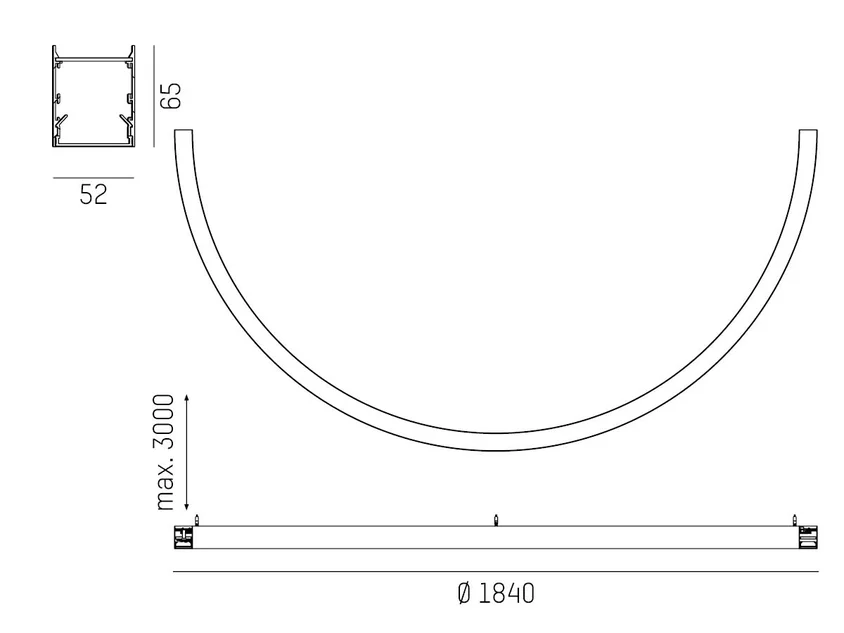 LOG 50 RING 180° PD