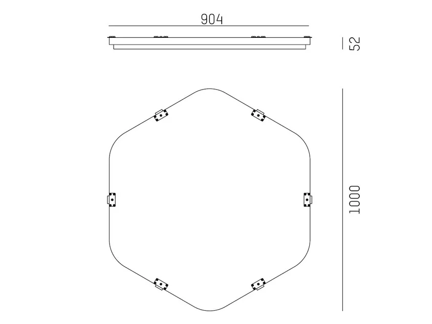 LON INLAY HEX 1000