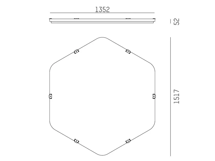 LON INLAY HEX 1500