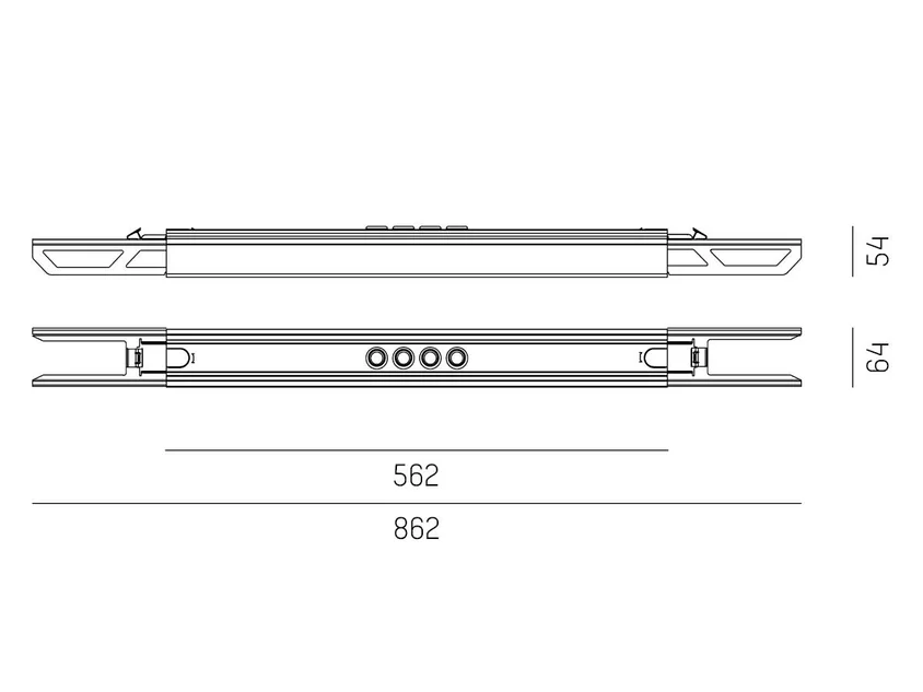 TRAIL SYSTEM ACCESSORY CENTERFEED IN-OUT