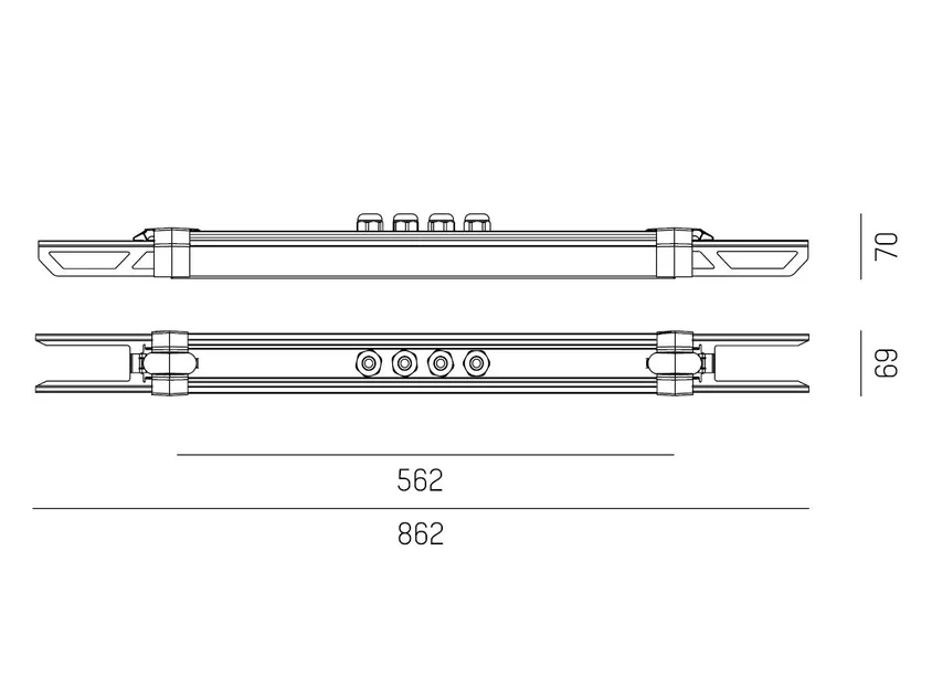TRAIL SYSTEM ACCESSORY CENTERFEED IN-OUT