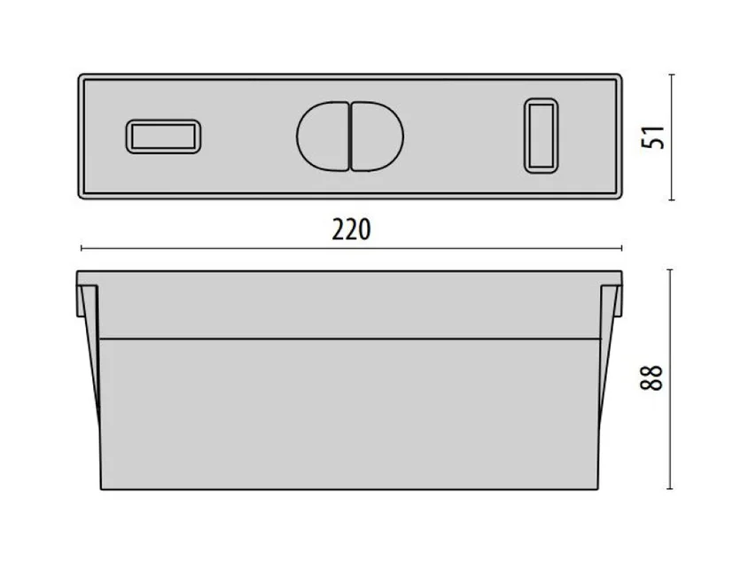 Insertplus 1 Einbaugehäuse